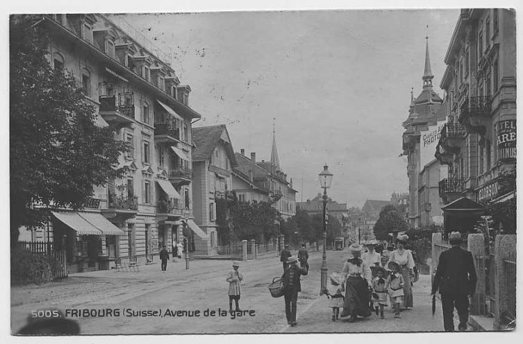 L'Avenue de la Gare (1915).