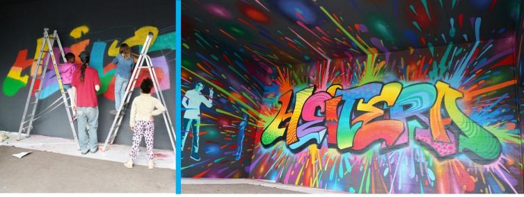 Graffiti Heitera - copyright Ghislaine Heger