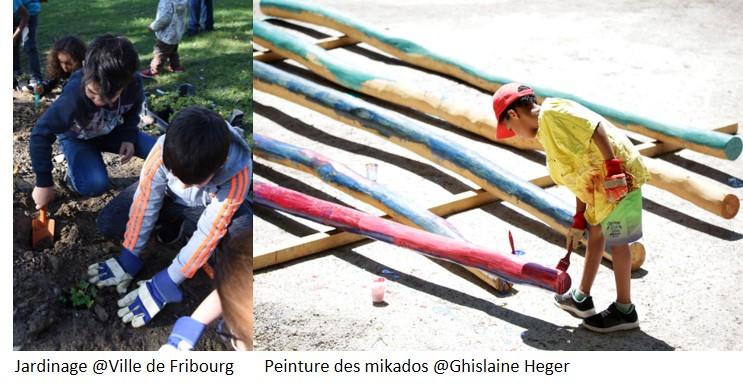 Atelier jardinage et atelier peinture