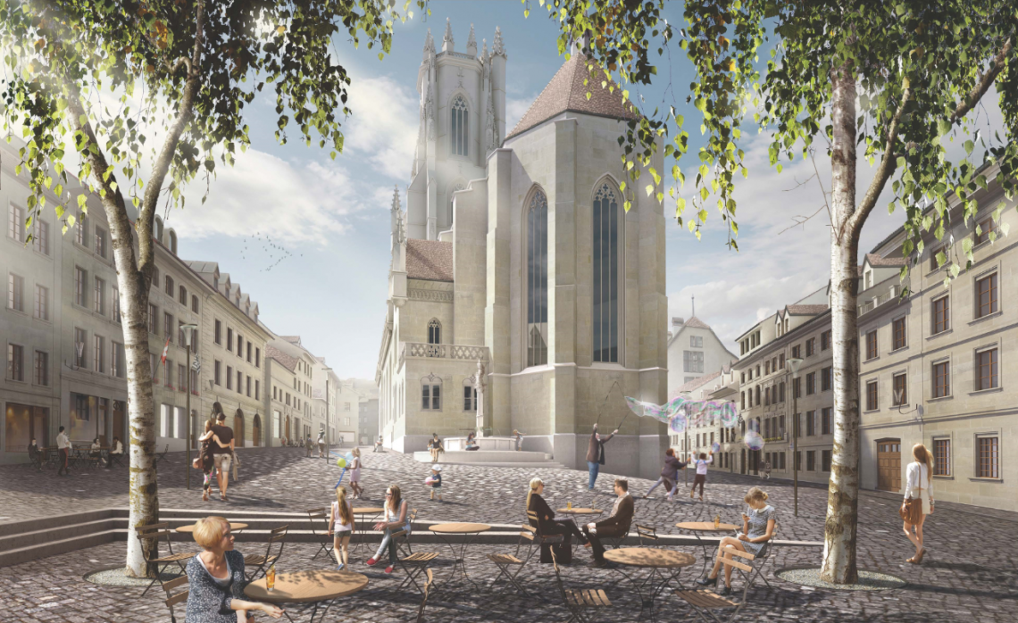 Place Sainte-Catherine (Illustration) - Architekt: Studio Montagnini Fusaro