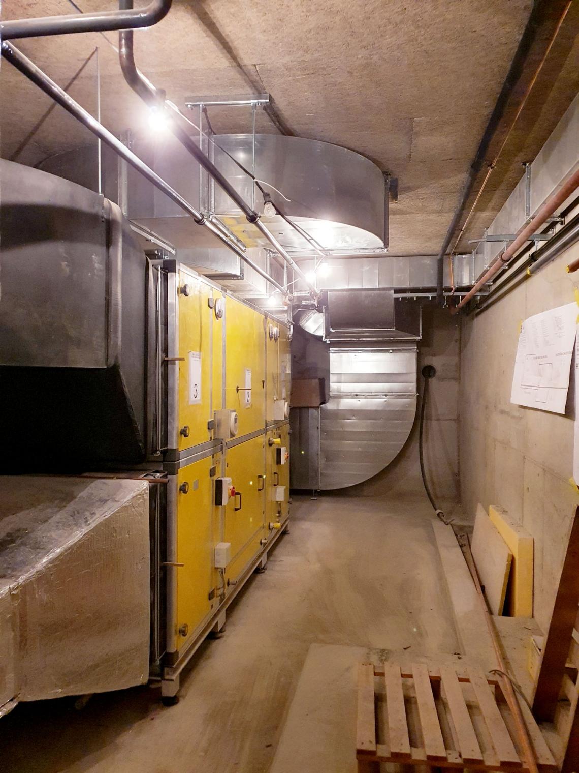 Chantier; Arcades; Sous-sol; Ville de Fribourg