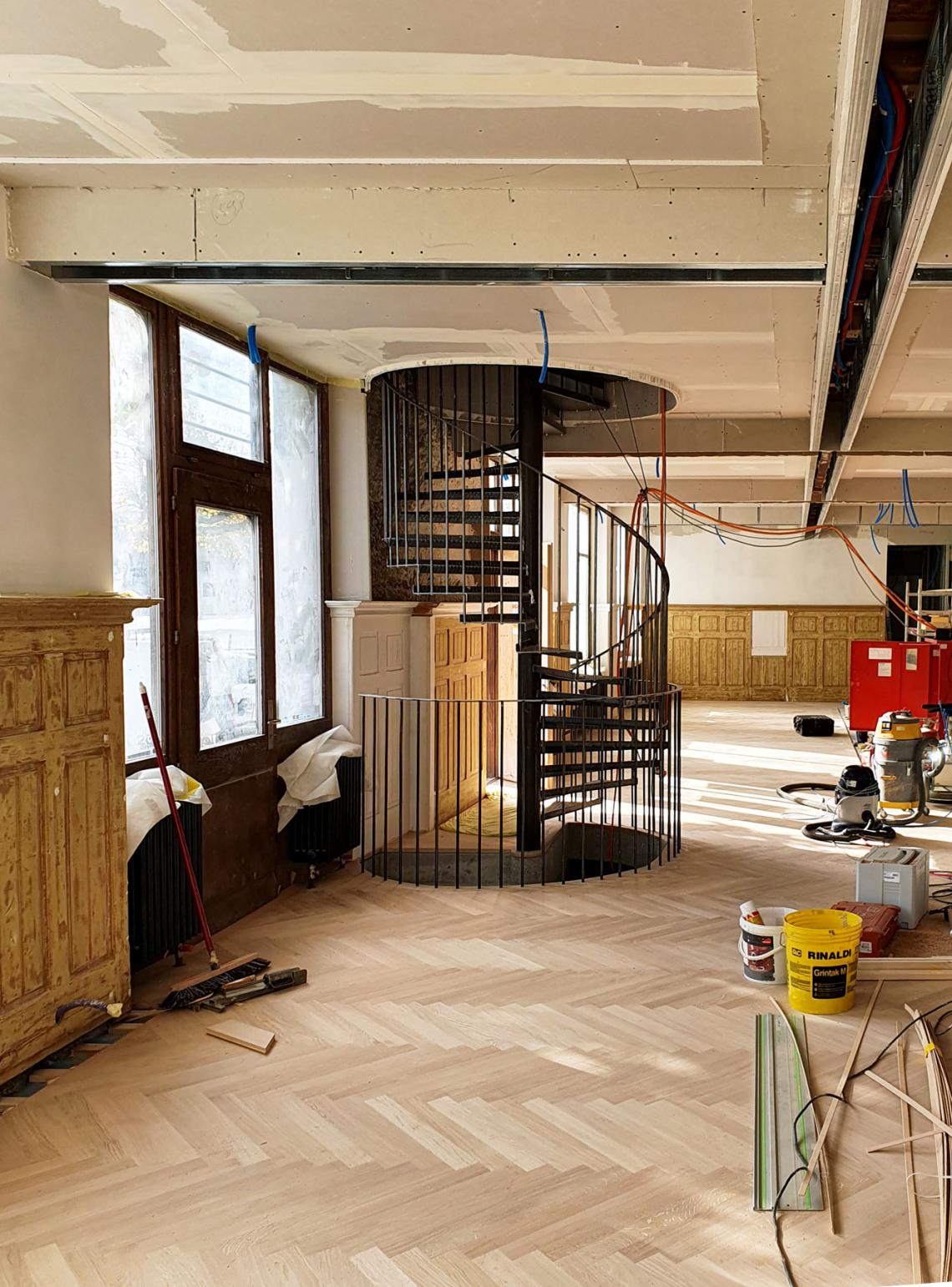 Chantier; Arcades; Rez-de-chaussée; Ville de Fribourg