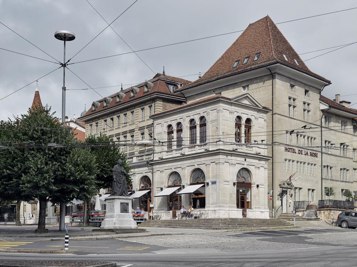 Vue de la place des Ormeaux