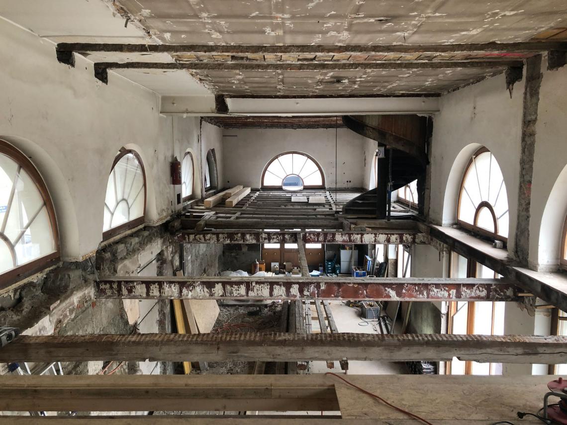 Chantier; Arcades; Etage 1; Ville de Fribourg