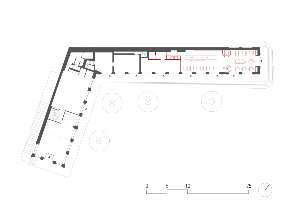 Arcades; rez-de-chaussée; Plan