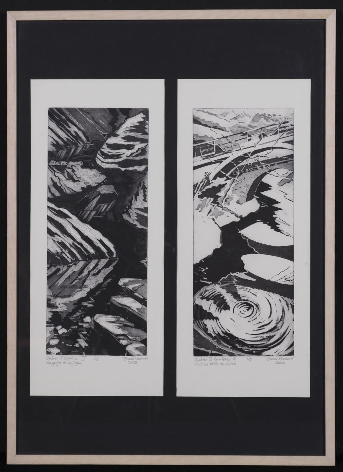 Diana Rachmuth, Ombres et lumières III et IV 