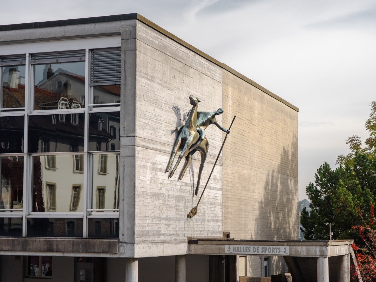 sculpture statue équestre Berthold IV de Zähringen