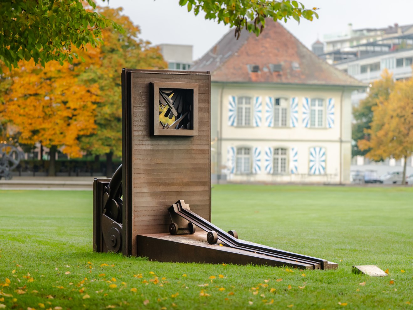 sculpture porte pour un paysage